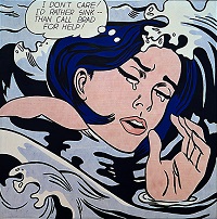 Lichtenstein - Drowning Girl